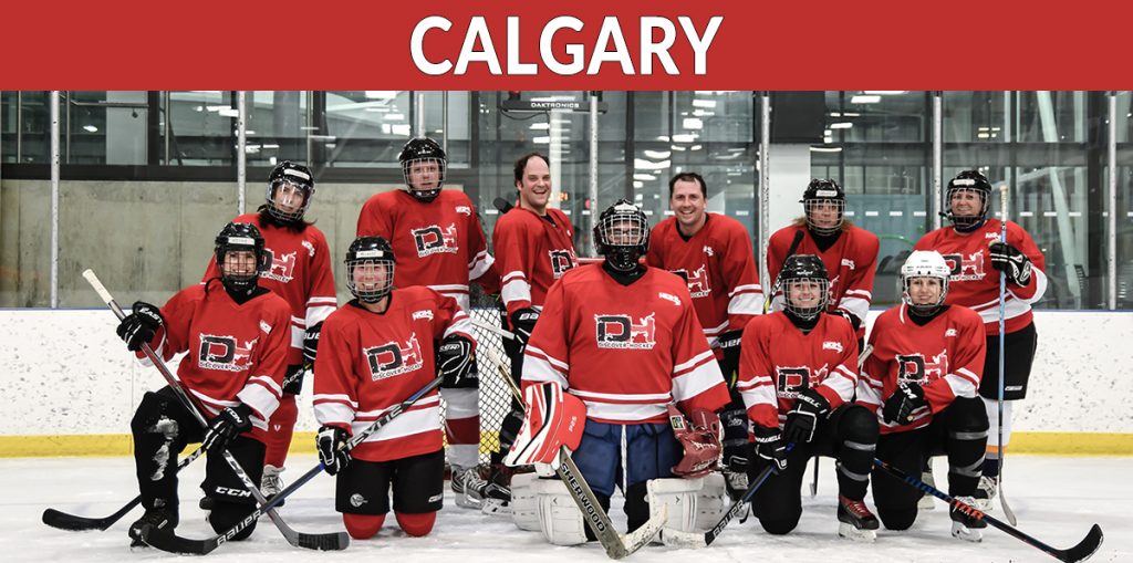 LEARN TO PLAY HOCKEY IN CALGARY NO EXPERIENCE NEEDED